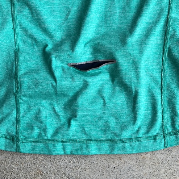 Brooks- Run Happy- Pullover Hoodie Heather Green- Small - Picture 7 of 8